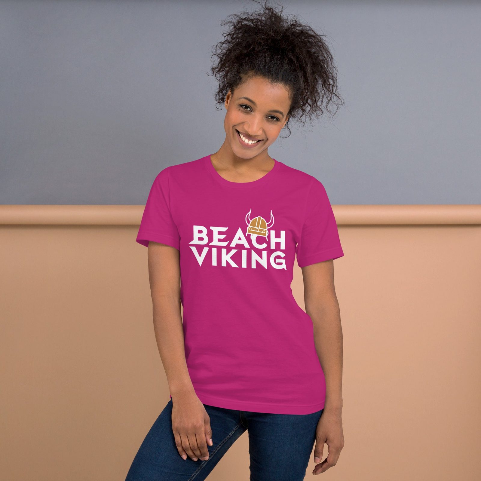 BEACH VIKING White Logo